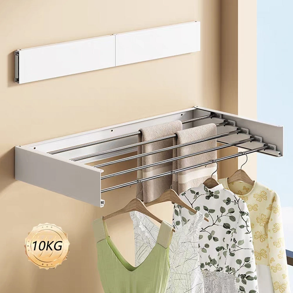 Varal de Parede Mágico Retrátil Dobrável Grande Romelux