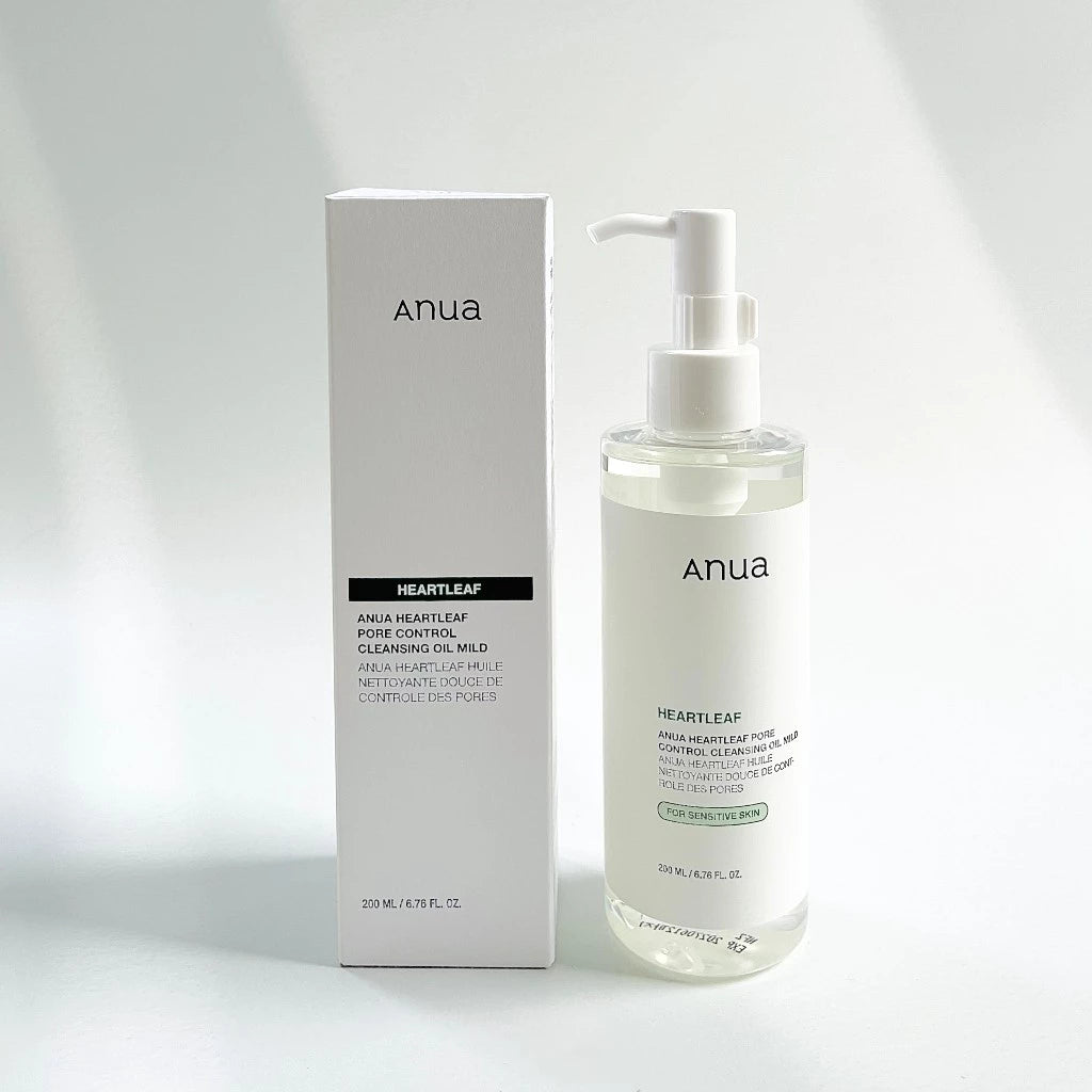 Anua Heartleaf Óleo Limpeza Para Controle De Poros Remoção De Cravos Profunda Removedor De Maquiagem Cleansing oil