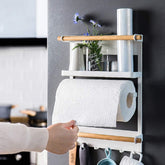 Prateleira Organizador Magnetico Cozinha Geladeira Porta Temperos Metal