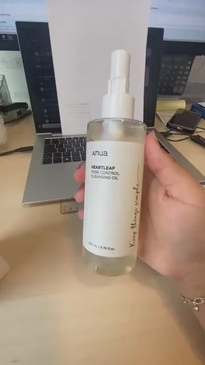 Anua Heartleaf Óleo Limpeza Para Controle De Poros Remoção De Cravos Profunda Removedor De Maquiagem Cleansing oil