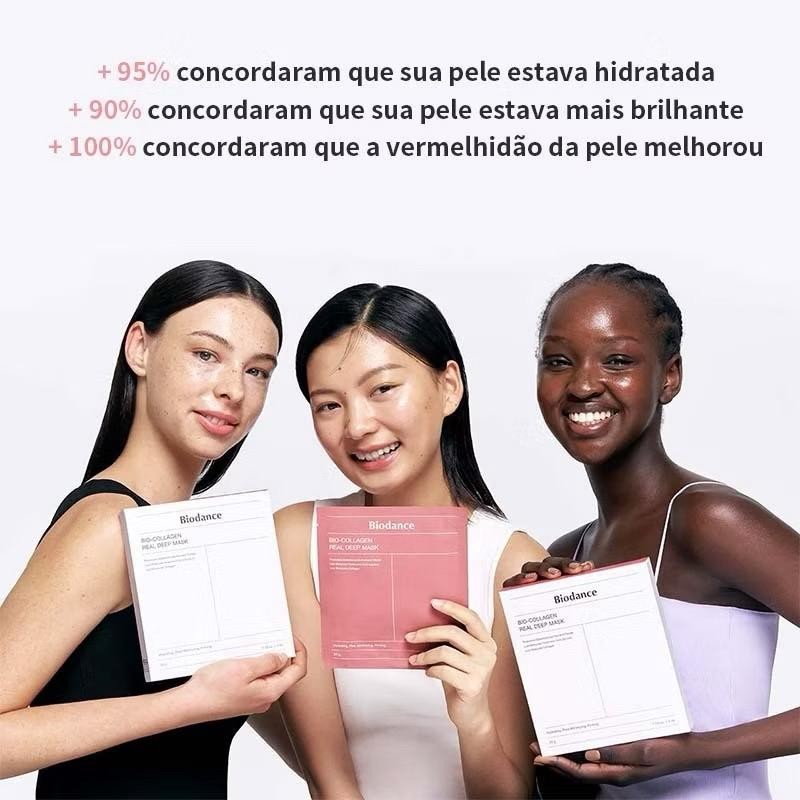 Mascara SKINCARE COREANA Noite Toda de Hidratação Profunda