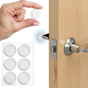 Adesivo Protetor Multiuso Silicone Pingo Anti Impacto Protege Móveis Parede Porta Vidro Anti Ruído