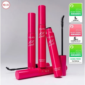 CLIO Kill Lash Superproof Mascara, (7g / Mini 3.5g) | Ultra-Volumizing, Smudge-Proof, Clump-Free, Curl-Holding, Long-Lasting [NO BOX]